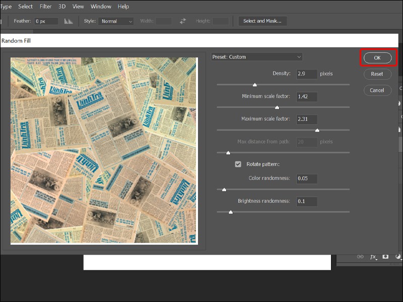 Cách tạo Pattern ngẫu nhiên trong Photoshop