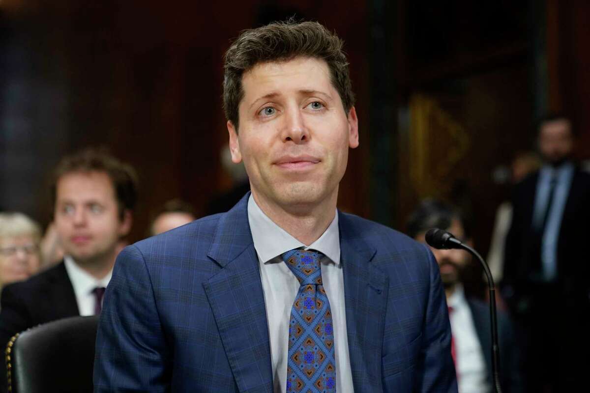 OpenAI CEO Sam Altman waits for a Senate Judiciary Subcommittee on Privacy, Technology and the Law hearing on artificial intelligence to begin, Tuesday, May 16, 2023, on Capitol Hill in Washington.